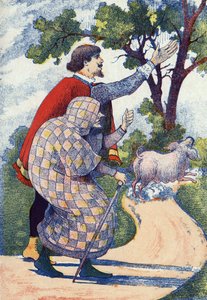 La truite changée en truie. Illustration anonyme pour le conte « L