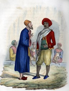 Deux hommes dans les rues d