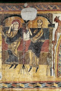 Deux saints (détail) - Unknown artist