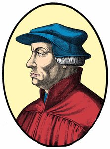 Ulrich ou Huldrych Zwingli, réformateur religieux suisse. - Unknown artist