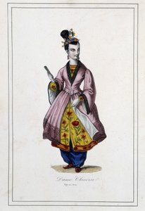 Une Chinoise - dans «Les peuples de la terre» par Père Paul Jonhanneaud, Librairie des Bons livres - Unknown artist