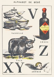 V X Y Z: plats, xérès, yak, zéphyr - Unknown artist