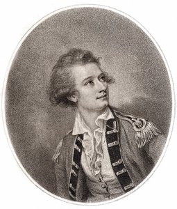 Vicente Lunardi, un aéronaute italien, qui a fait la première ascension en ballon en Angleterre le 14 septembre 1784. Gravure de la fin du XVIIIe siècle. - Unknown artist