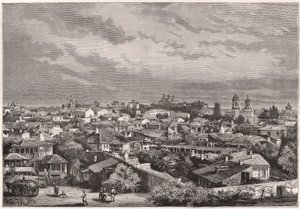 Vue de Bucarest au XIXe siècle - Unknown