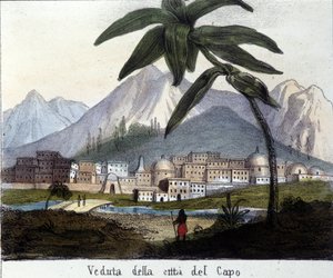 Vue de Cape Town, à l