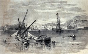 Vue de Corfou en Grèce depuis l