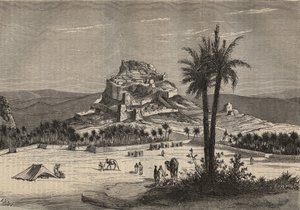 Vue de Oued el Golea (El Menia ou El Menea anciennement El Golea) en Algérie au sud de la province d