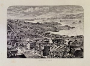 Vue de San Francisco au XIXe siècle - Unknown artist