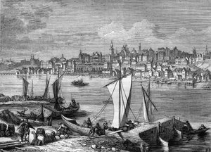 Vue de la ville de Varsovie en Pologne en 1812. - Unknown artist