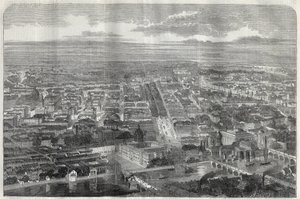 Vue de la ville de Berlin en 1858. - Unknown artist
