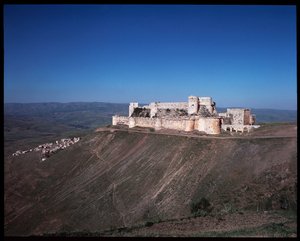 Vue du Krak des Chevaliers, Château Croisé, c.1100