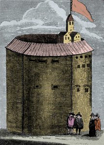 Vue du théâtre du Globe de Londres à l