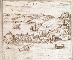 Vue de la ville de Ceuta