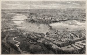 Vue de la ville de Mantoue au XIXe siècle - Unknown artist
