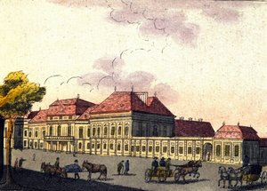 Vue de la ville de Vienne en Autriche, gravure de 1820