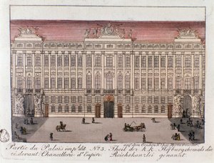 Vue de la partie du Palais Impérial nommée la Chancellerie de l