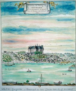 Vue du château de Chaumont-sur-Loire - Unknown artist
