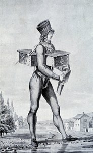 Costume de guerre du 19e siècle. Gravure du 19e siècle. - Unknown artist