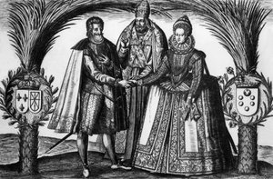 Mariage du roi de France Henri IV et Marie de Médicis le 17 décembre - Unknown artist
