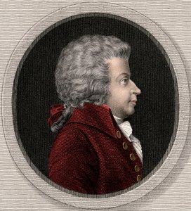 Wolfgang Amadeus Mozart 1756-1791 - gravure - 19e siècle