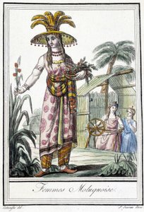 Femme des îles Moluques (Indonésie) - Unknown artist