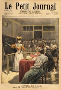 Examens des jeunes filles à l