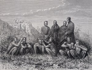 Cafres Zoulous (tribu Ring-Kop) - Unknown artist