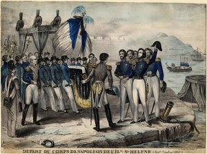 Départ du corps de Napoléon de l