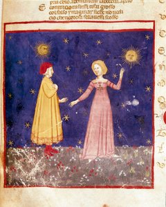 Premier ciel : Dante rencontre Béatrice au Paradis - Unknown artist