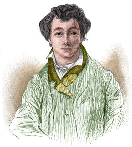 Portrait de Christian Johann Heinrich Heine (1797-1856), poète et journaliste allemand. - Unknown artist