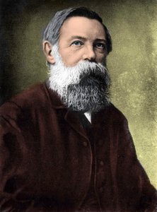 Portrait de Friedrich Engels (1820-1895), théoricien et politicien socialiste allemand - Unknown artist