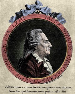 Portrait de Giovanni Giacomo Casanova (1725-1798), aventurier et écrivain italien. Portrait par Johann Berka de « Icosameron ou Histoire d