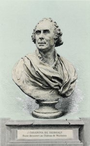 Portrait de Giovanni Giacomo Casanova (1725-1798), aventurier et écrivain italien - Unknown artist