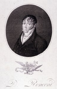Portrait du ténor italien Domenico Ronconi.