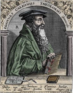 Portrait de Jean Calvin, réformateur religieux et écrivain français - Unknown artist