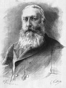 Portrait de Léopold II (1835-1909). Roi des Belges (1865-1909).