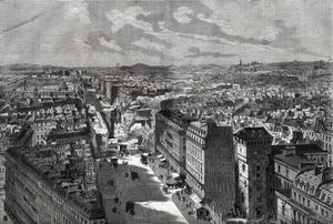 Les grands travaux de Haussmann - Transformations de Paris sous le Second Empire, Paris Haussmannien (Boulevard, travaux haussmanniens) - Le percement de la rue Étienne Marcel- de la rue Turbigo à la Place des Victoires - gravure dans « Le journal illustré - Unknown artist