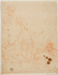 Le Christ réprimande un disciple dans le jardin - Unknown Italian