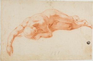 Homme nu couché