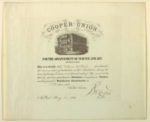 Certificat (FRANCE amp ; U.S.A.), 22 mai 1861 - Unknown artistUnknown artist