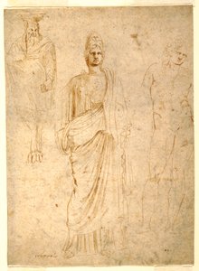 Dessin, figures classiques, vers 1550 - Unknown artistUnknown artist