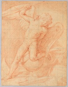Dessin, Cupidon, 1650-1700 - Unknown artistUnknown artist