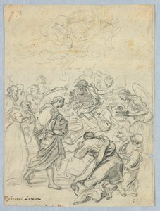 Dessin, Mort de la Vierge, 17e-19e siècle - Unknown artistUnknown artist