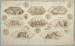 Dessin, Décoration du plafond d
