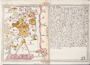 Carte du comté de Limerick, Irlande, 16ème siècle, c.1588 - Unknown artist