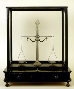 Balance de pharmacie du 19ème siècle. - Unknown artist