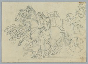 Une procession de chars - Unknown artist