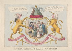 Un Blason pour un Timbre sur le Revenu - Unknown artist