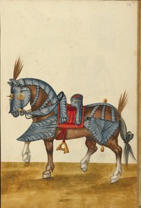 Un cheval en armure
