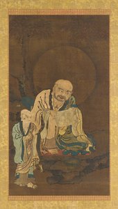 Un Luohan et un assistant - Unknown artist